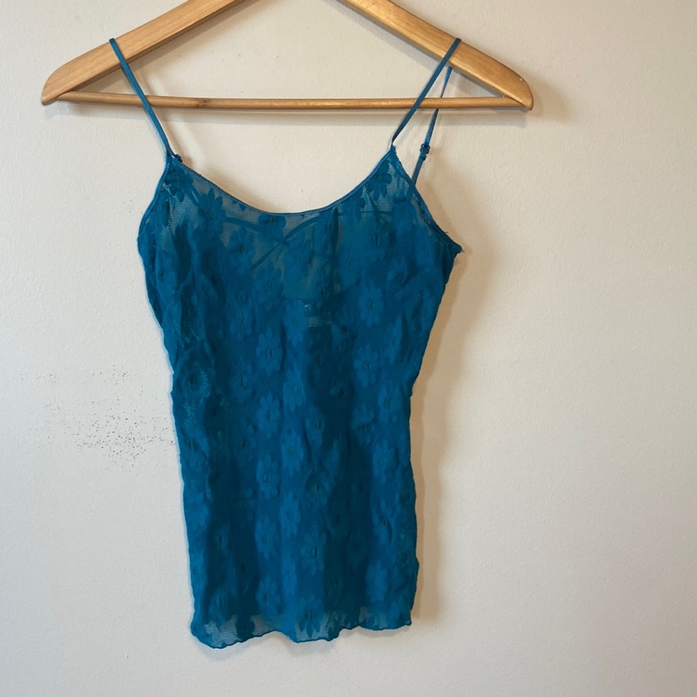Free People Intimately floral sheer tank